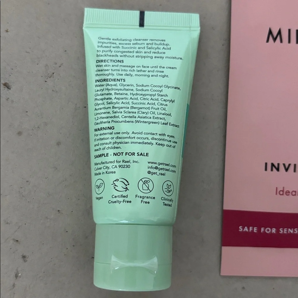 New RAEL K-Beauty bundle: Retinol Chin Mask, Patches & Exfoliating Cleanser
